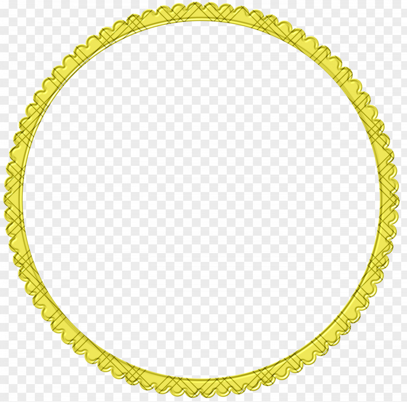 Yellow Lace Ring Picture Frames Clip Art PNG