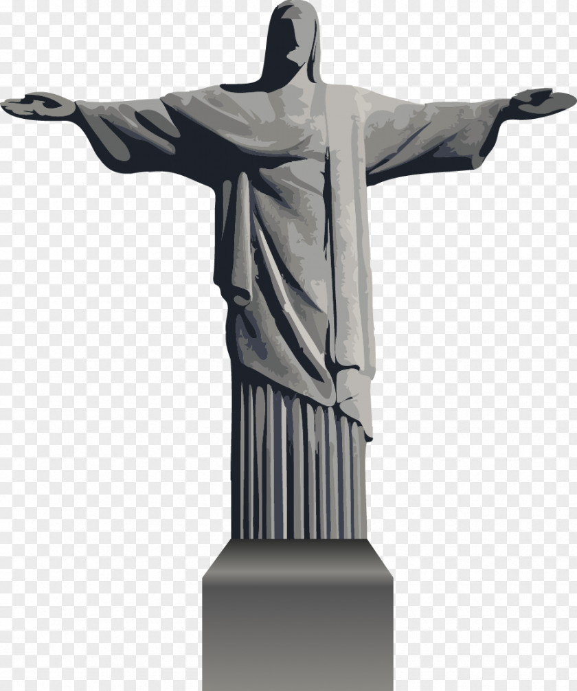 Brazil Rio Decorative Elements Christ The Redeemer Corcovado Royalty-free PNG