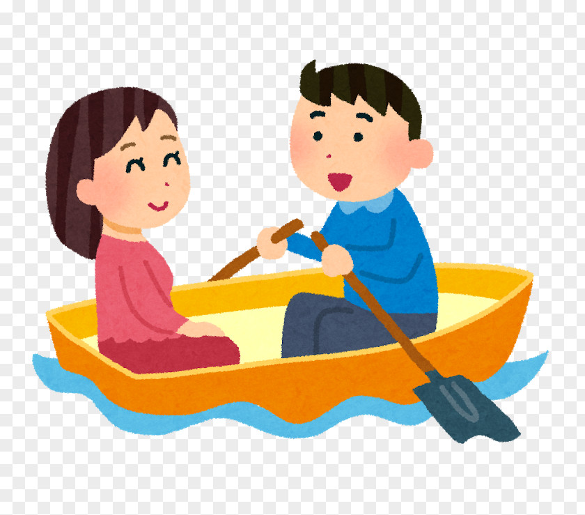 Couple Boat Dating Girlfriend リア充 Marriage PNG