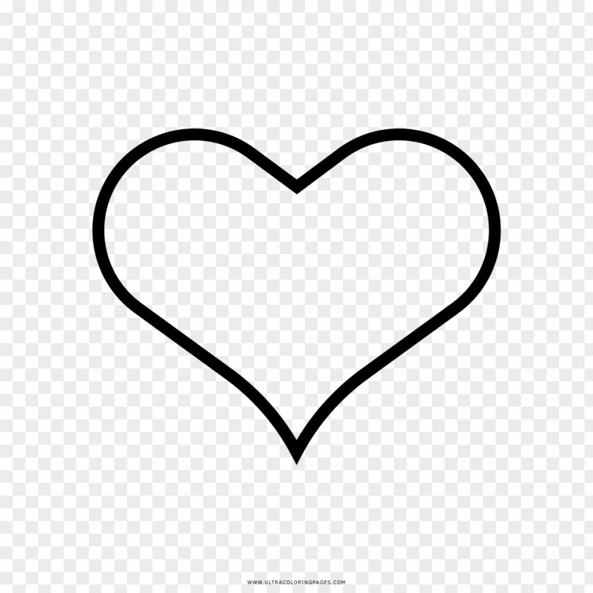 Heart Coloring Book Drawing Clip Art PNG