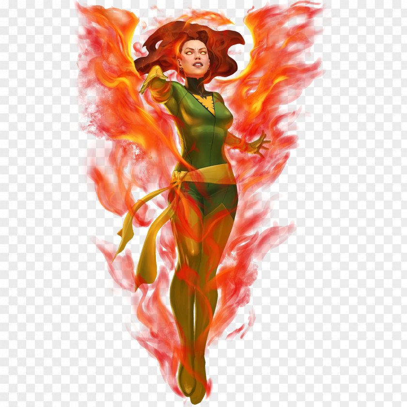 Jean Grey Image Marvel Puzzle Quest Rogue Comics PNG