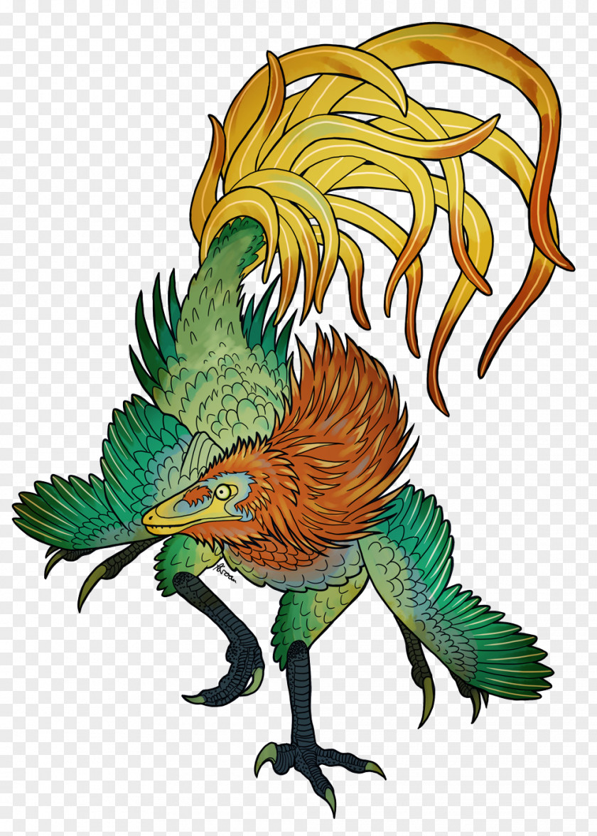 Phoenix Chicken Jinfengopteryx Bird Feather PNG