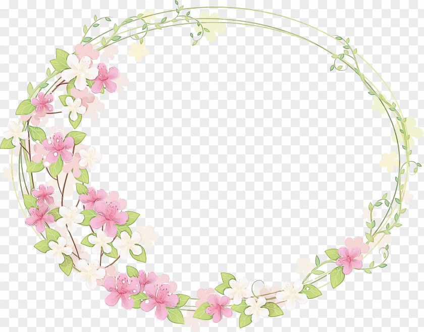 Pink Flower Body Jewelry Lei Plant PNG