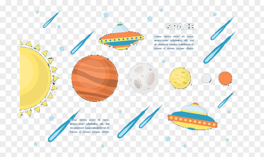 Saturn Spacecraft Outer Space Sun Graphic Design PNG