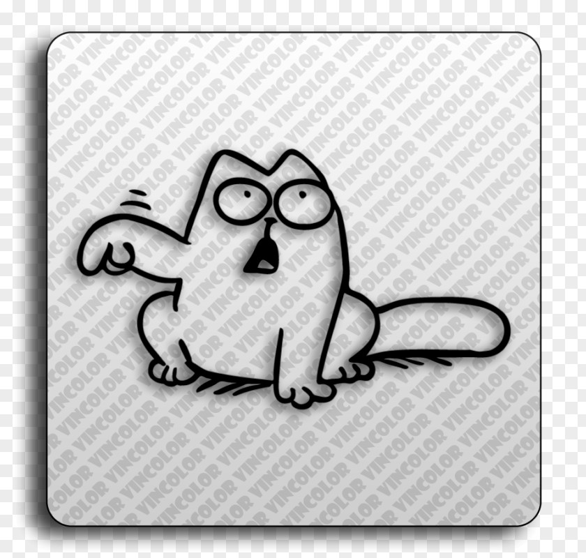 Cat Decal Bumper Sticker Feed Me PNG
