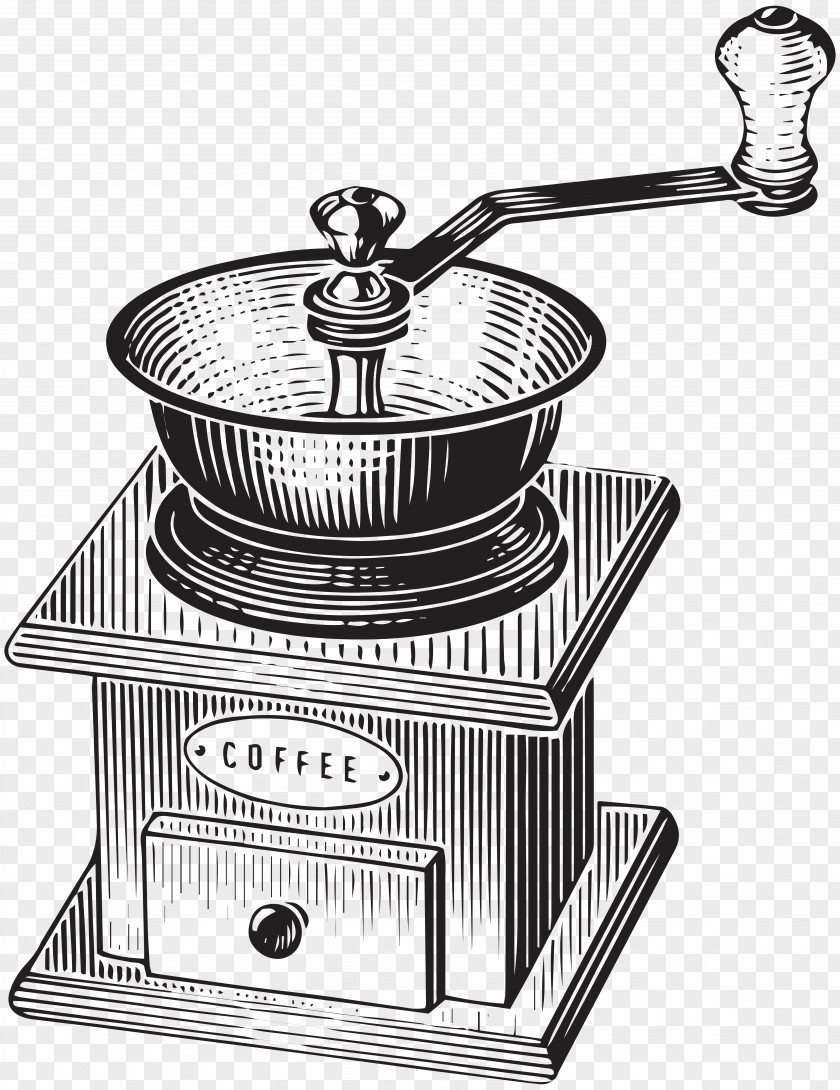 Coffee Mill Transparent Clip Art London Cafe Poster Illustration PNG