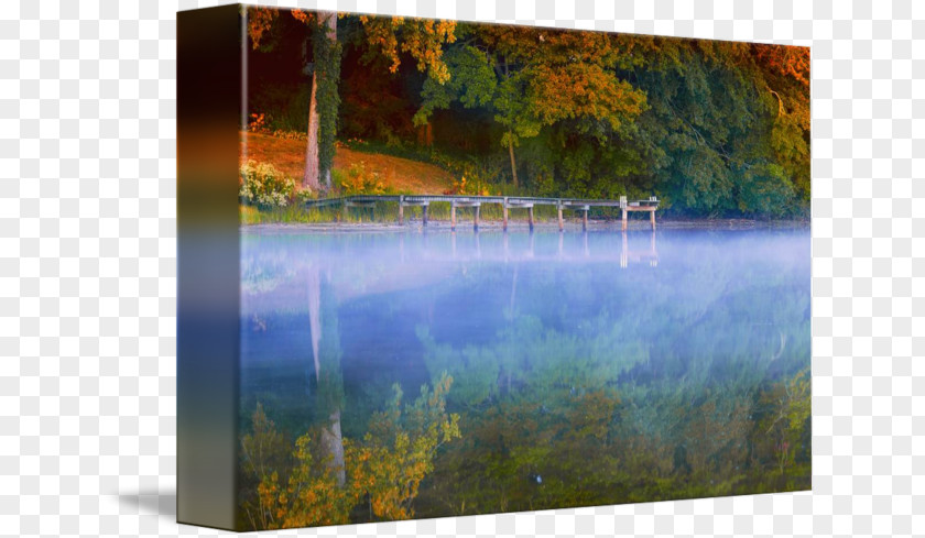 England Autumn Painting New Water Resources Gallery Wrap Tree PNG