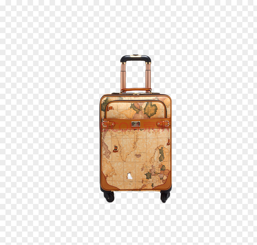 Vintage Luggage Germany Hand Baggage Travel Suitcase PNG