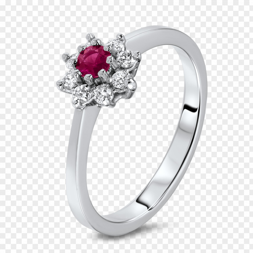 Flower Ring Engagement Carat Diamond Jewellery PNG