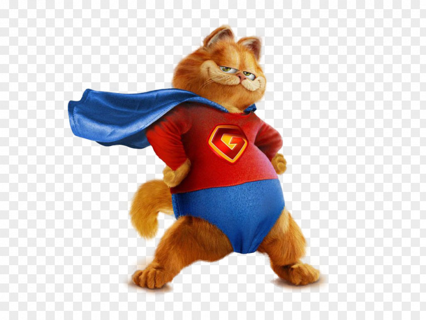 Garfield Superman Free Clipart Jon Arbuckle Film Clip Art PNG