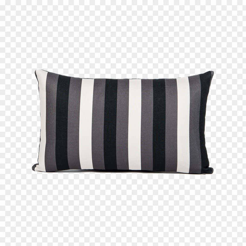 Striped Cake Cushion Throw Pillows Rectangle Black M PNG
