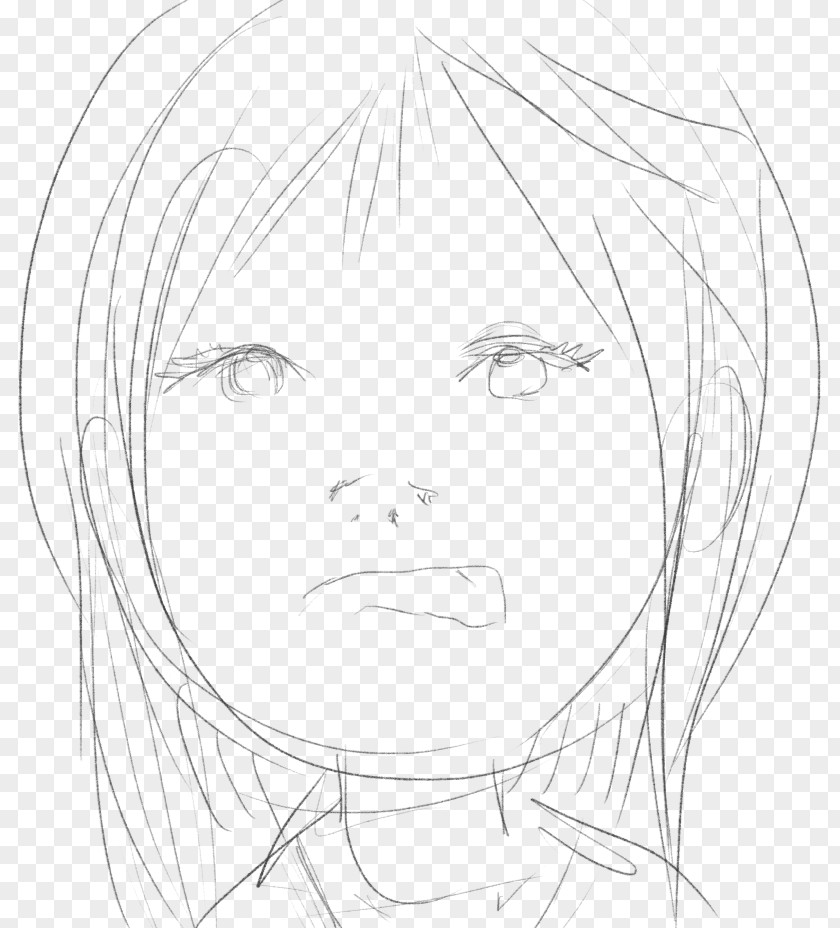 Eye Eyebrow Cheek Drawing Sketch PNG