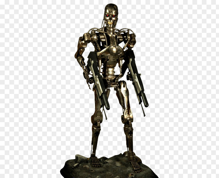 James Cameron The Terminator Endoskeleton YouTube Bronze Sculpture PNG