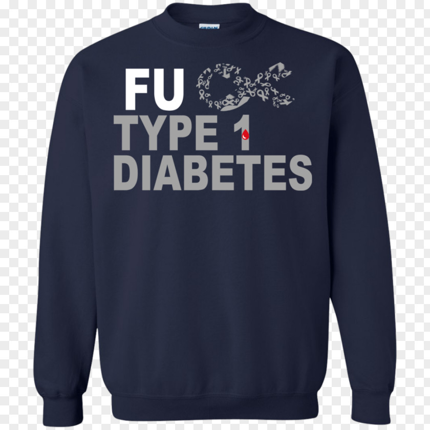 Type 1 Diabetes T-shirt Hoodie Gildan Activewear Sleeve PNG