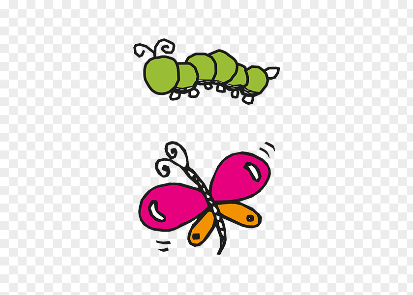 Butterfly Monarch Caterpillar Brush-footed Butterflies Clip Art PNG