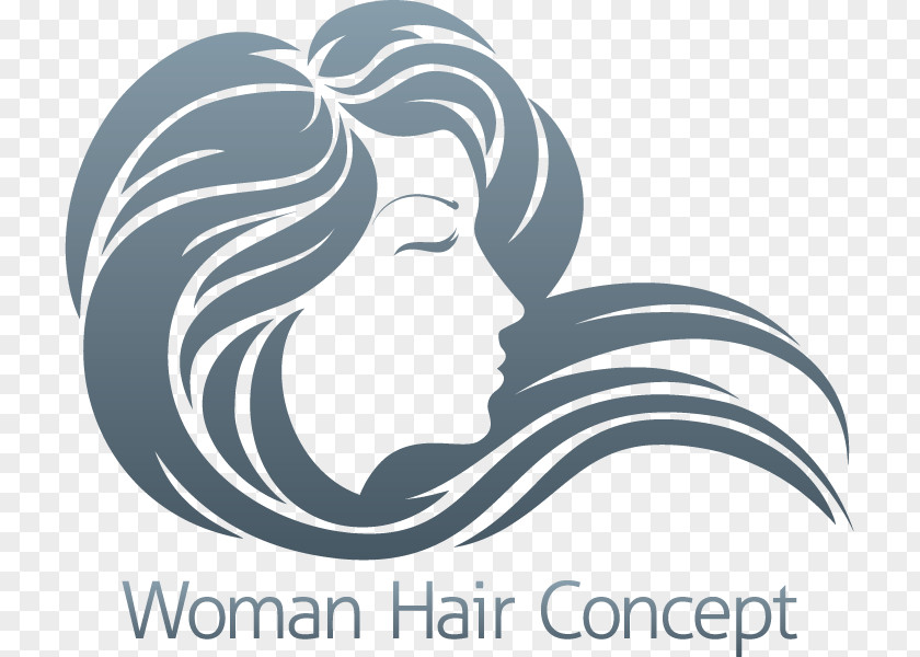 Creative Hair Logo Comb Beauty Parlour Hairstyle Hairdresser PNG