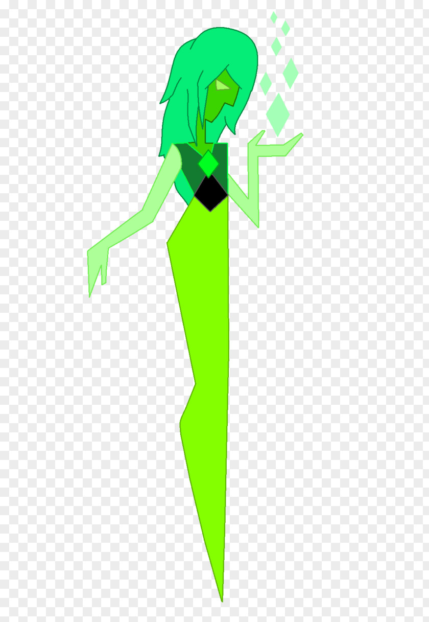 Green Diamond Human Behavior Character Leaf Clip Art PNG