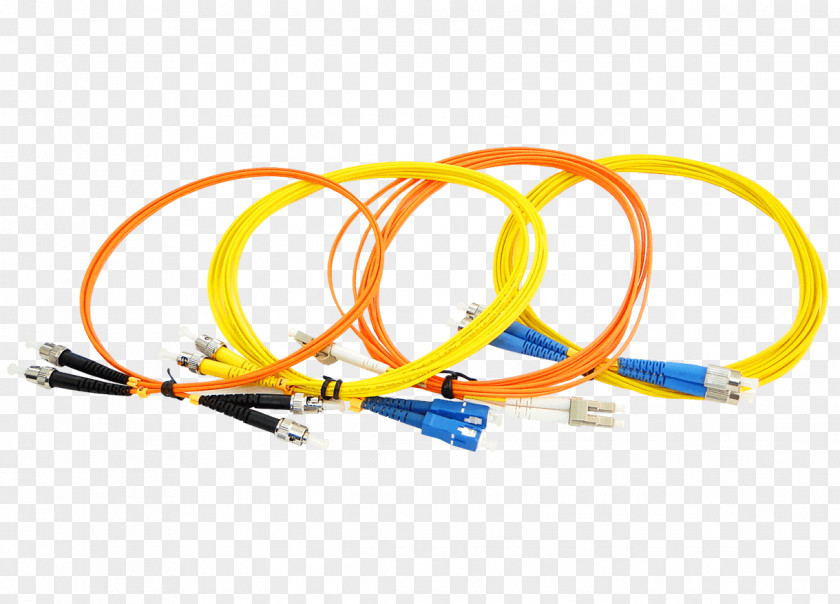 Optical Fiber Cable Optic Patch Cord Connector PNG
