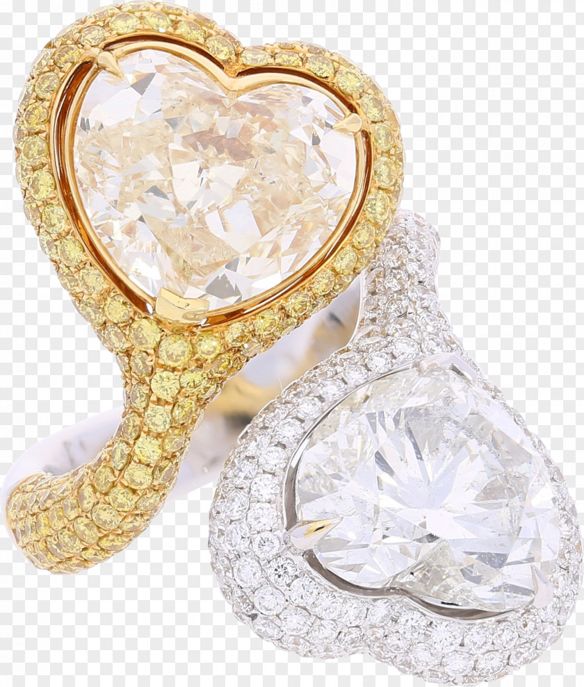 Round Light Emitting Ring Bling-bling Body Jewellery Gold Diamond PNG