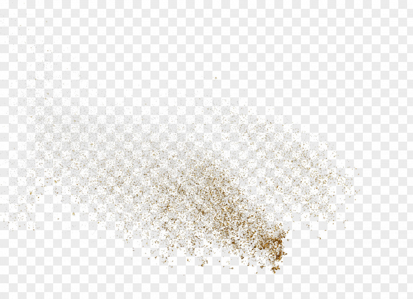 Sprinkle The Golden Powder Particles White Pattern PNG