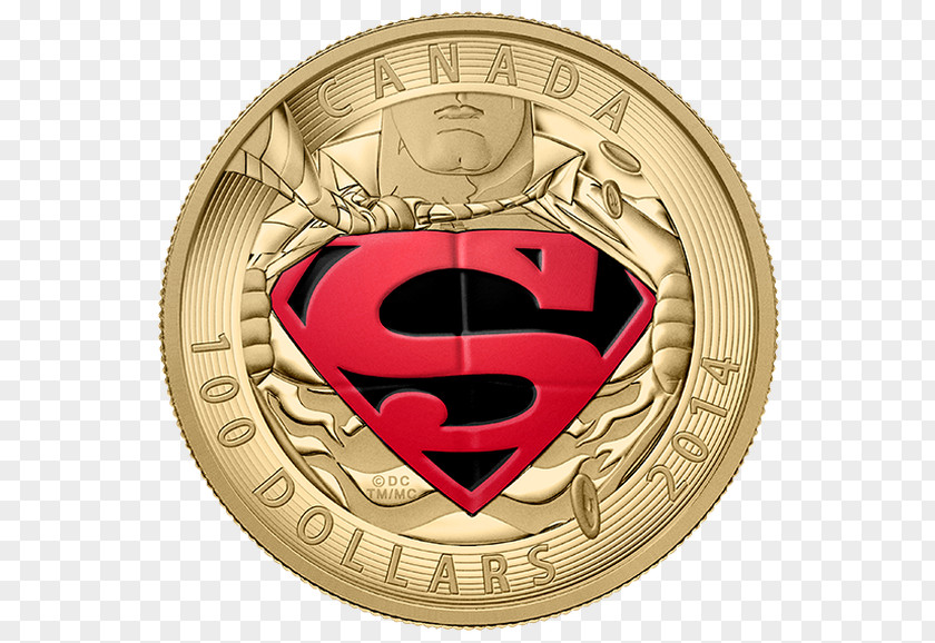 Superman Royal Canadian Mint The Coin Shoppe Comic Book PNG