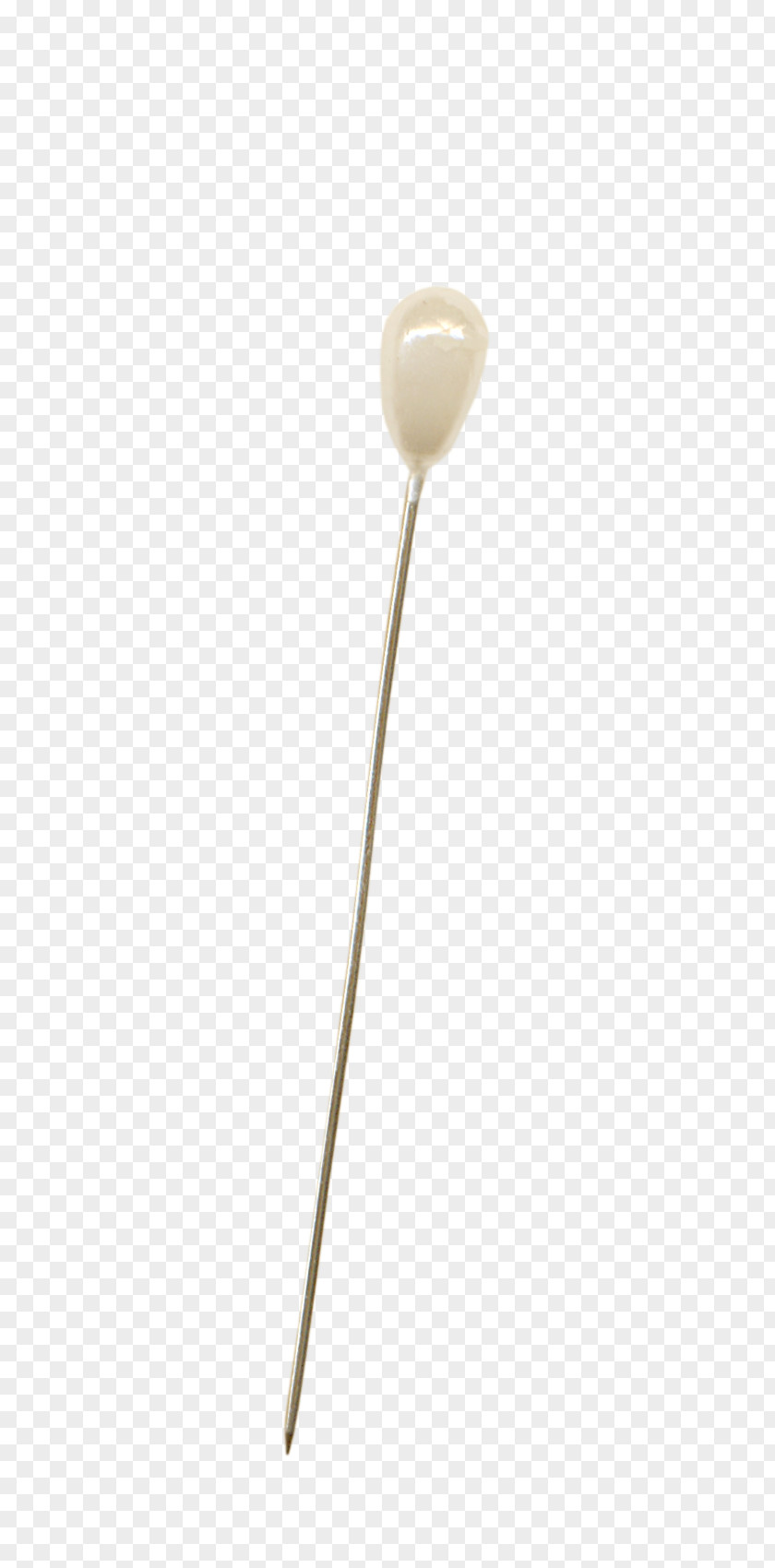 Brown Metal Needle Wooden Spoon PNG
