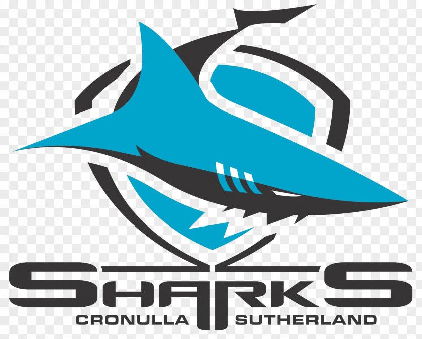 Shark Logo Cronulla-Sutherland Sharks 2018 NRL Season Brisbane Broncos Melbourne Storm PNG