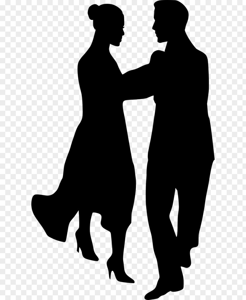 Silhouette Partner Dance Clip Art PNG