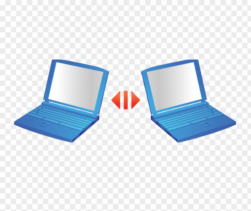 Two Remote Computers Computer Network Download PNG