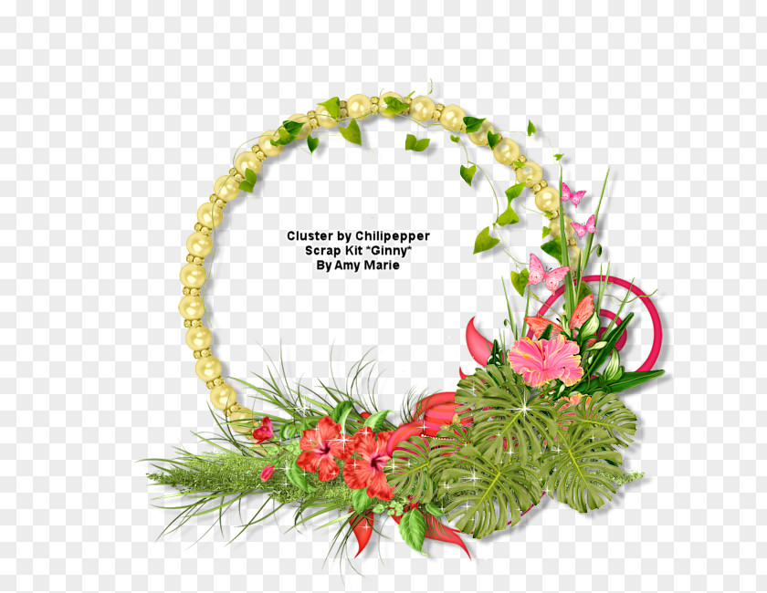 Big Reward Summer Discount Floral Design Chili Pepper Picture Frames Wreath PNG