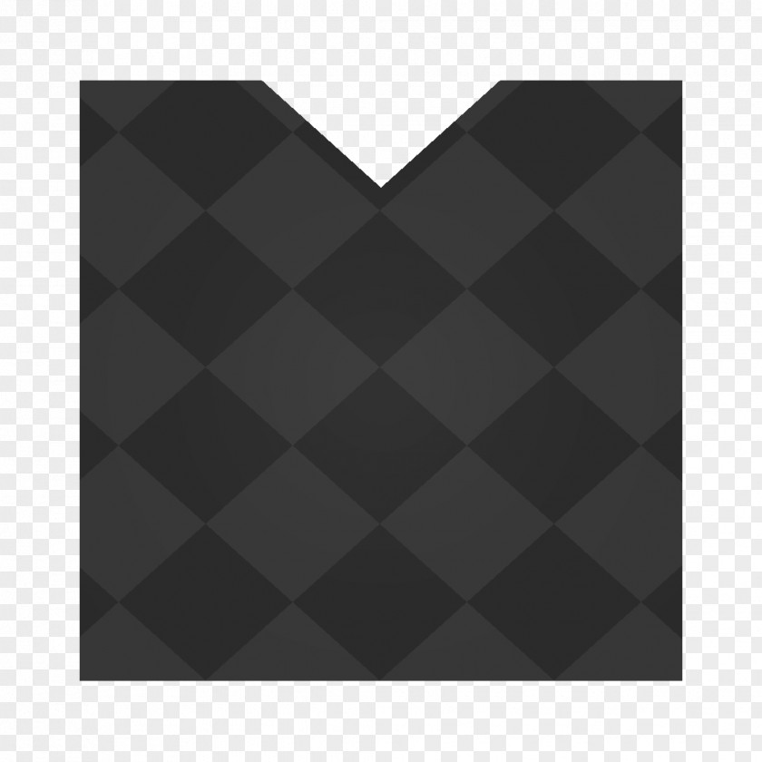 Blackened Square Meter Angle PNG