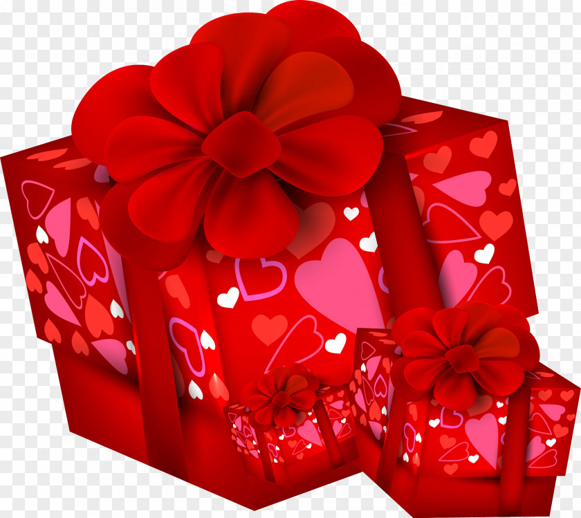 Gift Paper Valentine's Day Clip Art PNG