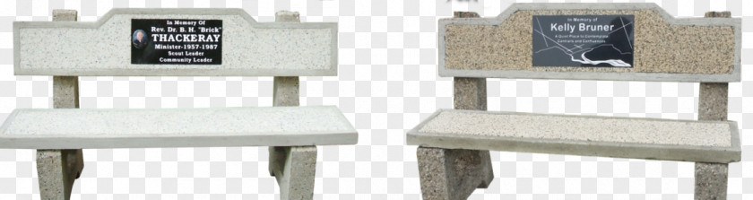 Stone Bench Table Chair PNG