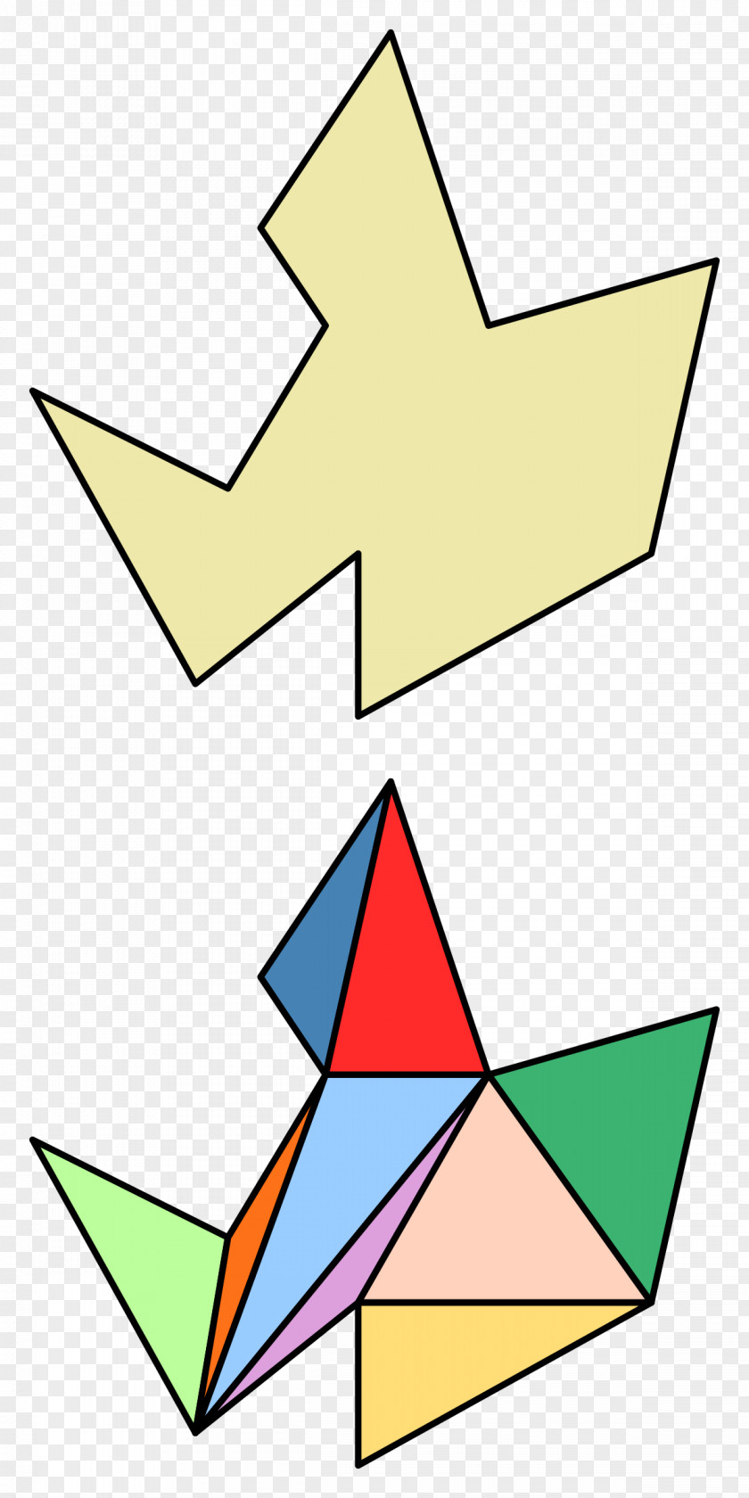 Triangle Area Polygon Triangulation Regular PNG