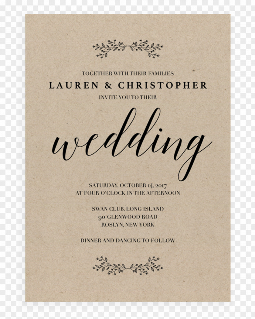 Wedding Invitation Paper Convite Green PNG