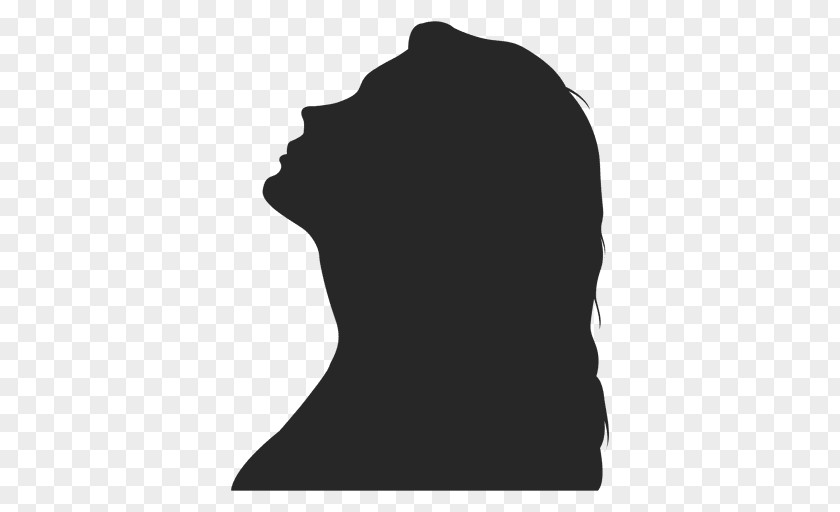 Silhouette Drawing Female Woman PNG