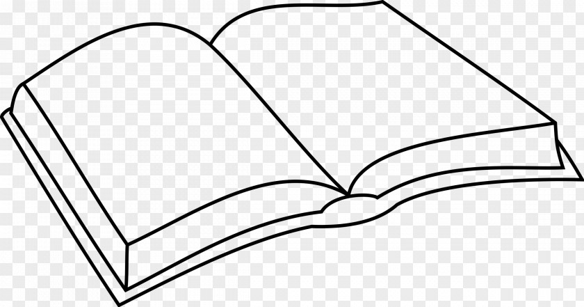 Book Clip Art Outline PNG