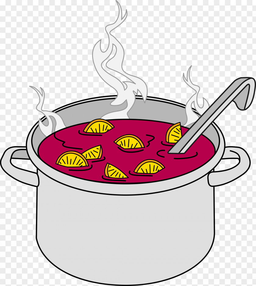 Cauldron Mulled Wine Clip Art PNG