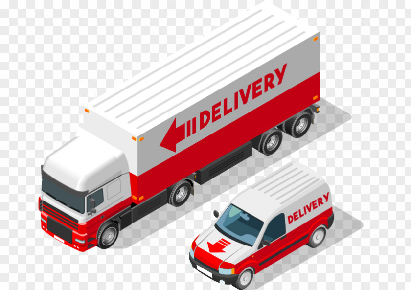 Express Truck Vector Car PNG