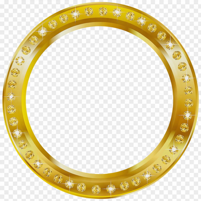 Metal Oval Gold Picture Frames PNG