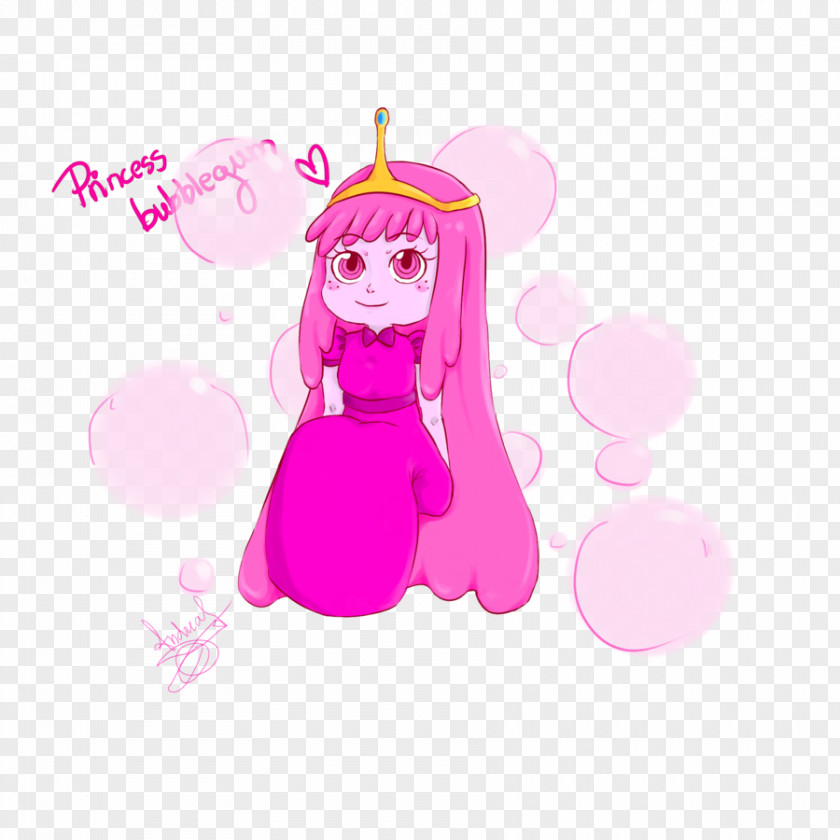 Princess Bubblegum Pink M Doll Clip Art PNG
