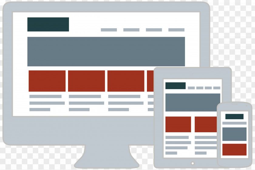 Responsive Design Web Development Mobile App PNG