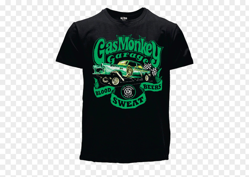 T-shirt Gas Monkey Garage Clothing Dress Shirt PNG