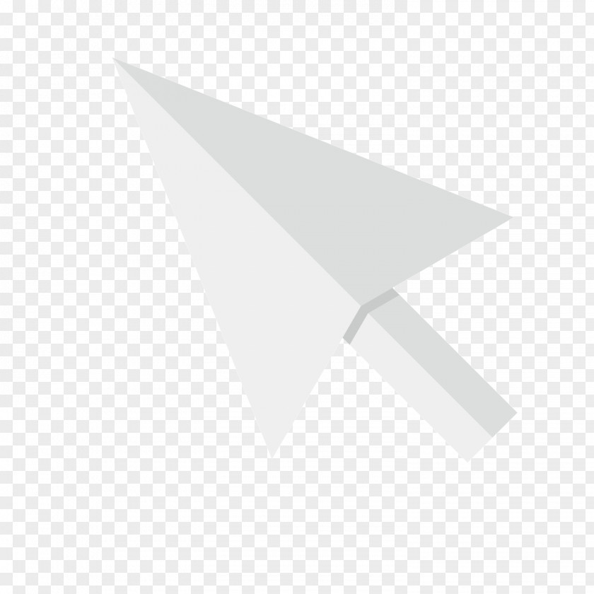 White Mouse Click Triangle Area Point PNG