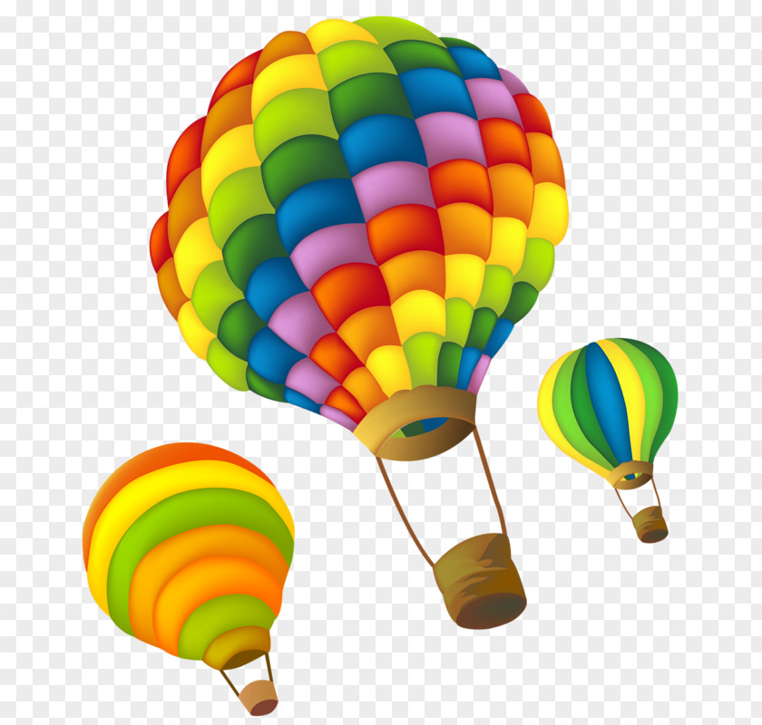 Balloon Hot Air Flight Wall Decal PNG