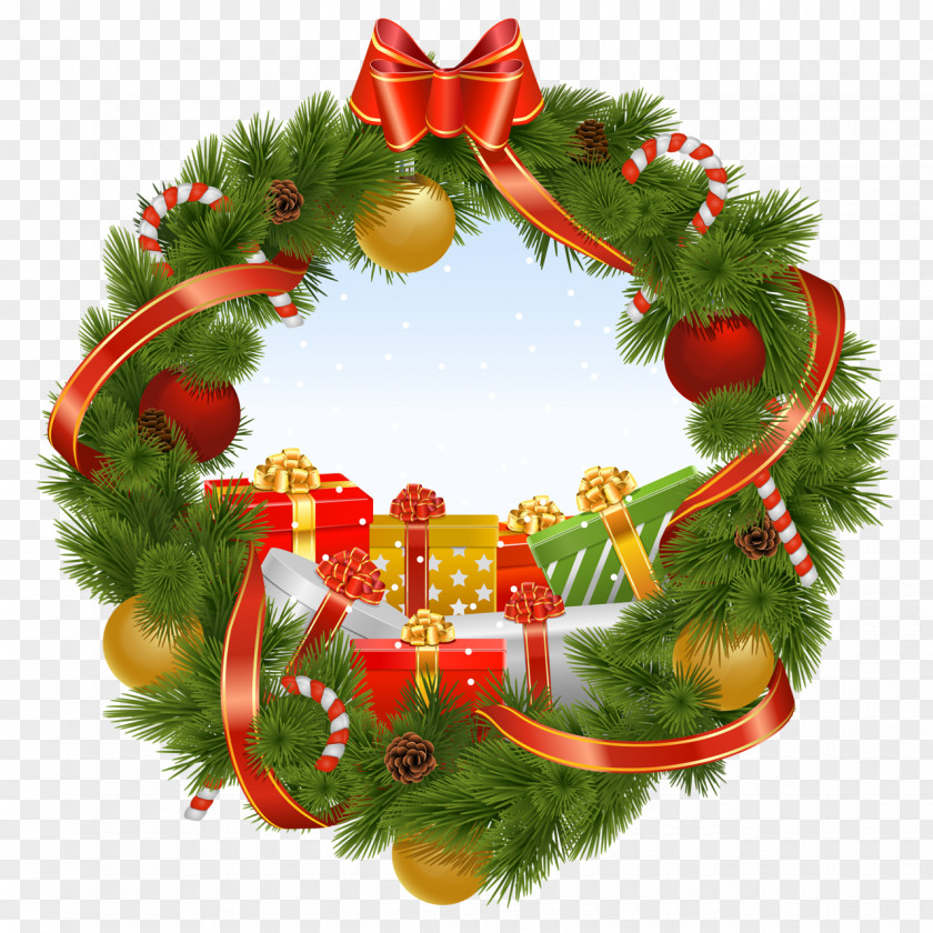 Christmas Candy Wreath PNG