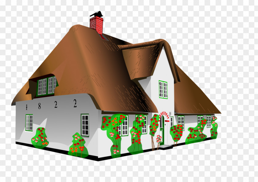 Farm Cottage House Clip Art PNG