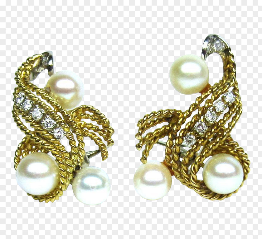 Jewellery Pearl Earring Body PNG