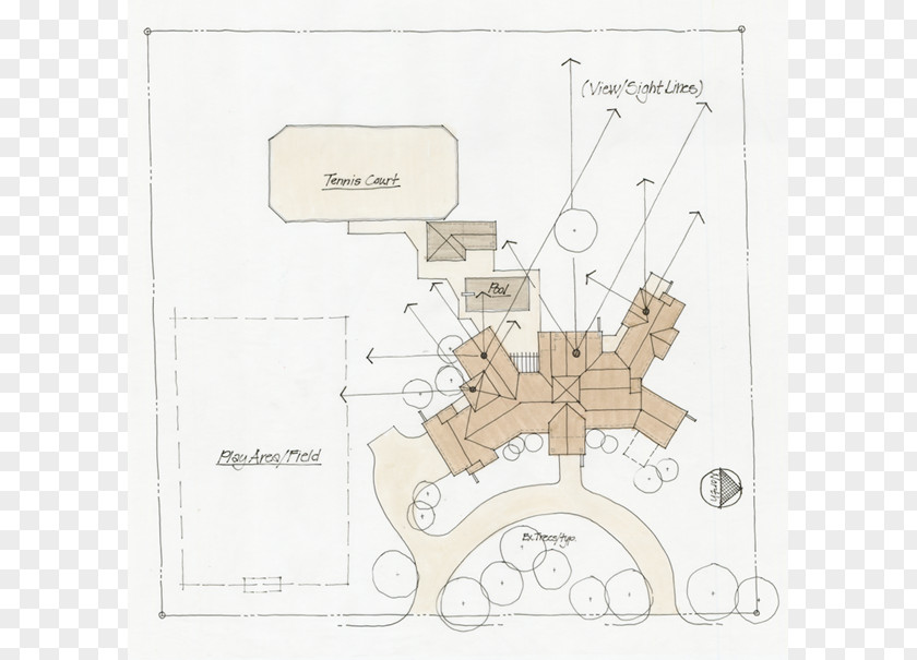 Overlooking The Tree Paper Cartoon Diagram PNG