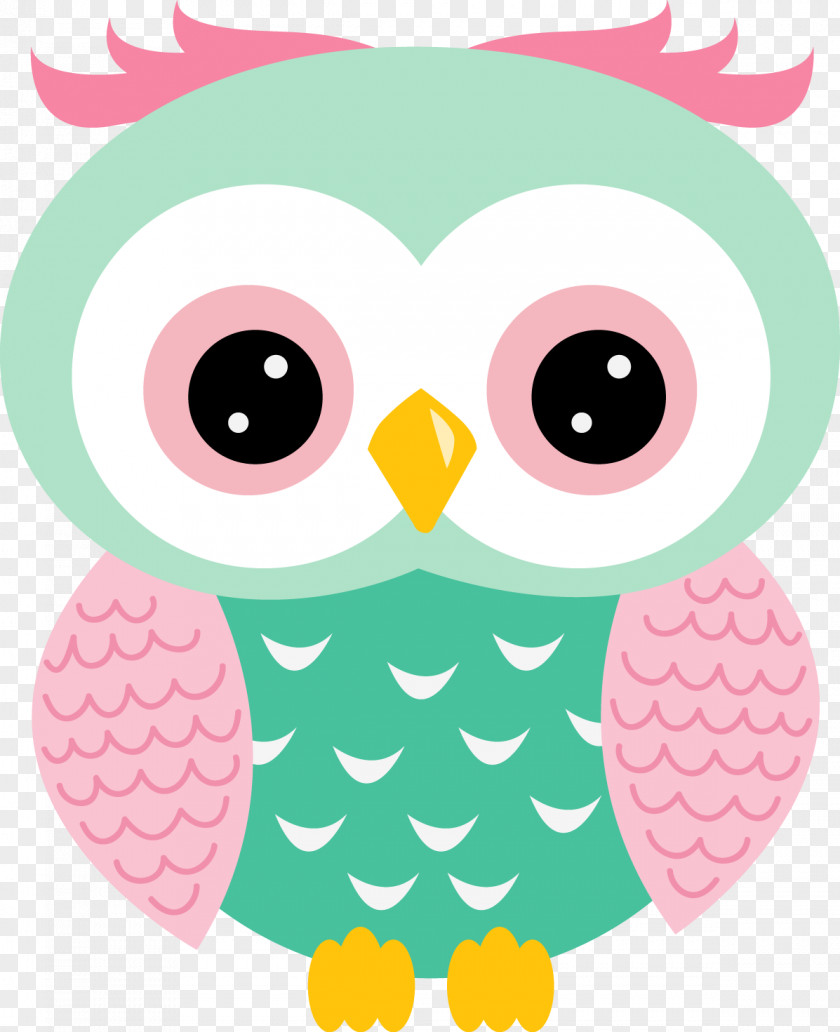 Owls Drawing Little Owl Pink Party PNG